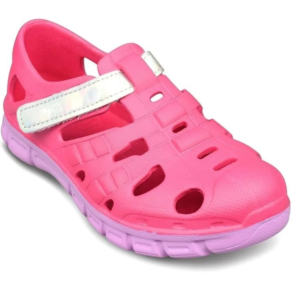 Zoogs Rene Kids Pink EVA Water Sandals Sport Shoes Girls Size 1 Little Kid